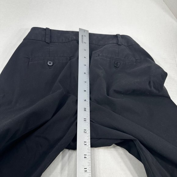 Talbots Women's Sz 4 Pant Signature Dress Slacks Two Back Pockets Black Preowned - Picture 12 of 14